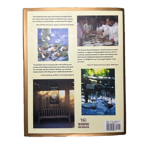 The Cakebread Cellars Napa Valley Cookbook: Wine and Recipes to Celebrate Every - Picture 3 of 4